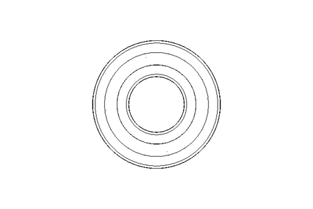 Cuscin.scanalato a sfera 6307 2RS 35x80