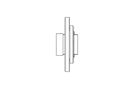 Mancal de flange RME FA125.8 40x145x56,3