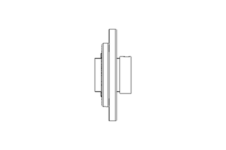 Flange bearing RME FA125.8 40x145x56.3