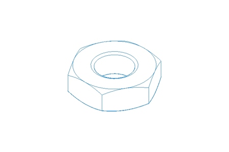 Hexagon nut M6 A2 DIN439