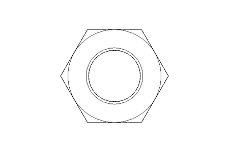 Tuerca hexagonal M10x1 A2 DIN439