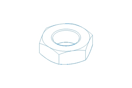 Hexagon nut M12 A2 DIN439