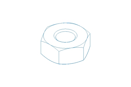 Tuerca hexagonal M3 A2 DIN934