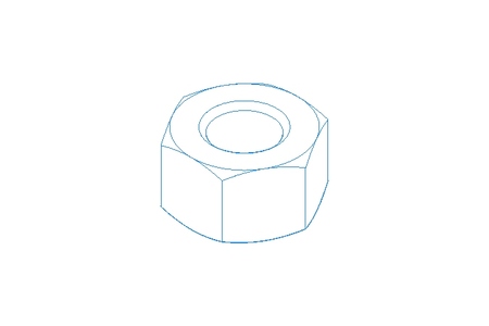 Hexagon nut M5 A2 DIN934