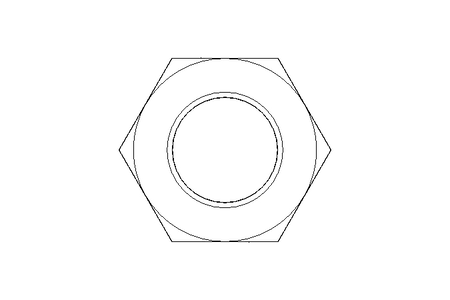 Hexagon nut M12x1,5 St-Zn DIN934