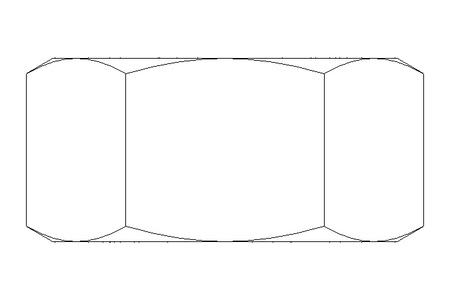 Tuerca hexagonal M20x1,5 St-Zn DIN934