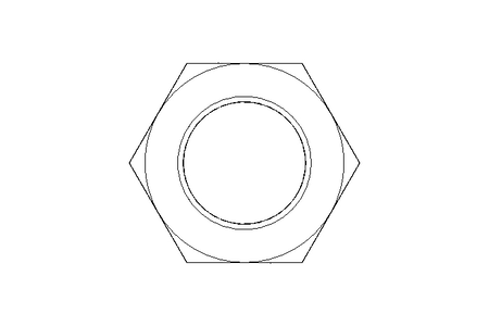 Tuerca hexagonal M20x1,5 St-Zn DIN934