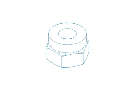 Tuerca hexagonal M4 A2 DIN985