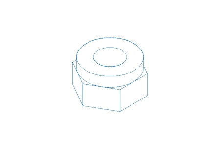 Hexagon nut M6 A2 DIN985