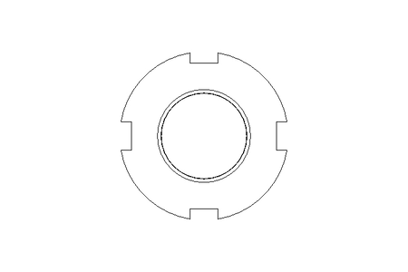 Ghiera M20x1,5 ST DIN1804