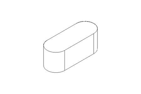 Passfeder DIN6885-1 A 8x3x3 1.4571