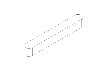 Clavette DIN6885-1 A 40x5x5 1.4571