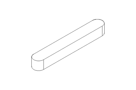 Passfeder DIN6885-1 A 56x8x7 1.0503+CR