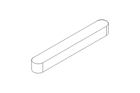 Passfeder DIN6885-1 A 63x8x7 1.4571