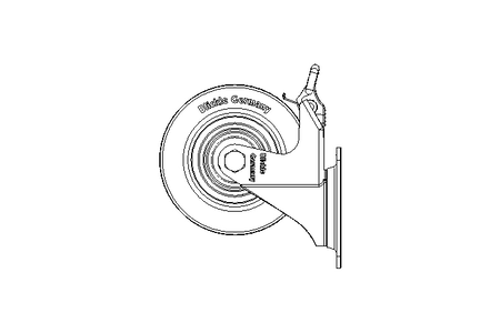 Ruota girevole 125x37 385kg