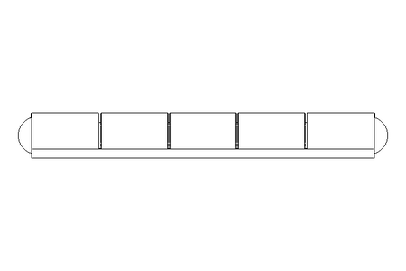 Scharnier 80x42 A2