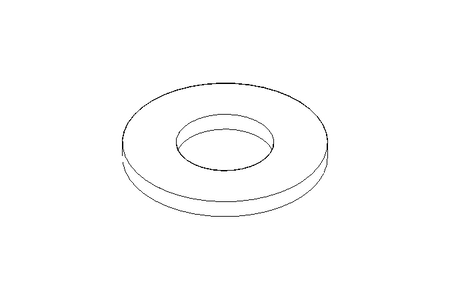 Rondella piana 4,3x9x0,8 PA DIN125