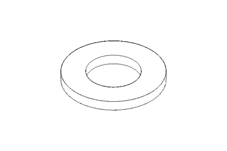 Rondella piana 5,3x10x1 A2 DIN125