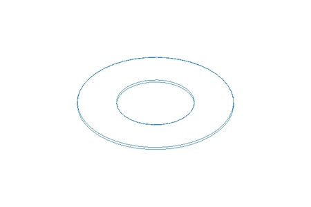 调节垫圈 6x12x0,2 1.4301 DIN988