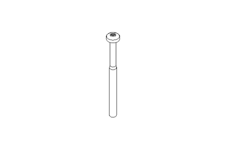 Linsenschraube M3x40 A2 ISO7045