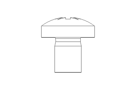 Fillister head screw M6x8 ISO7045