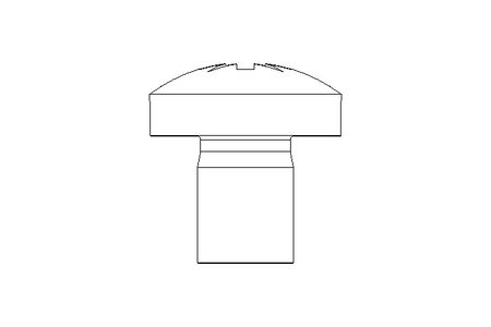 Fillister head screw M6x8 ISO7045