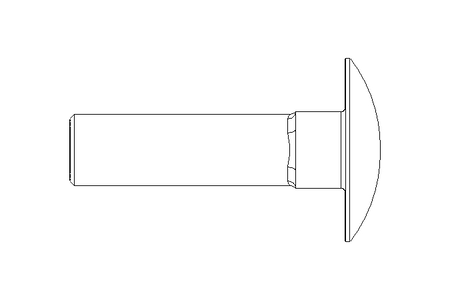 Flachrundschraube M8x30 A2 DIN603