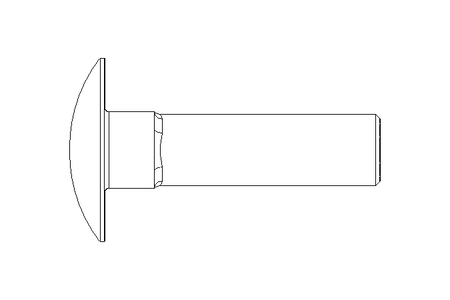 Pf cb oval r/q M8x30 A2 DIN603