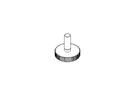 Parafuso recartilhado M4x12 A2 DIN 653