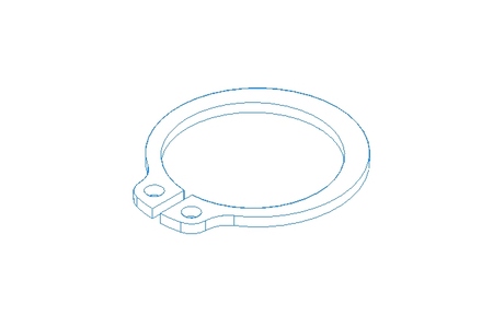 Anel de retenção 16x1 A2 DIN471