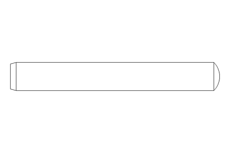 Pasador cilíndrico ISO 2338 6 m6x45 A2