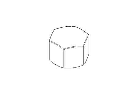 Tuerca hexagonal ciega M16 A2 DIN917