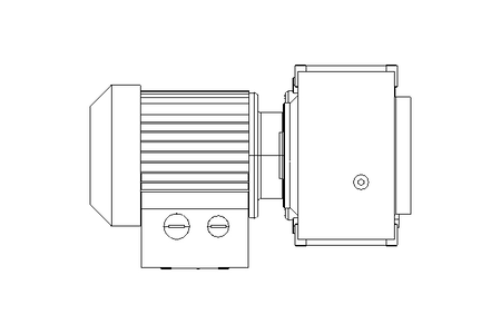 Flachgetriebemotor 0,25kW 41 1/min