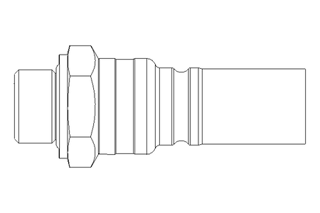 Nippel G3/8" aussen Niro/FPM