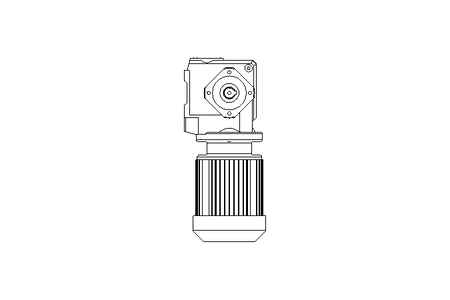 Worm gear motor 0.25kW 199 1/min