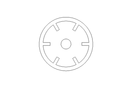 Gewindezapfen M10 D42,4 antistatisch