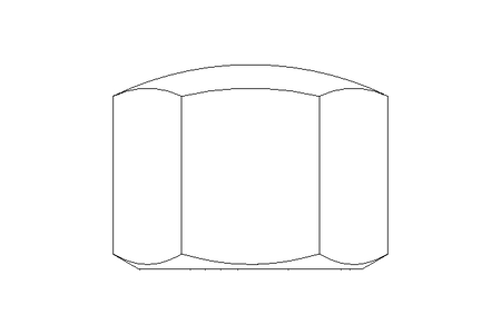 Tuerca hexagonal ciega M14x1,5 A4 DIN917