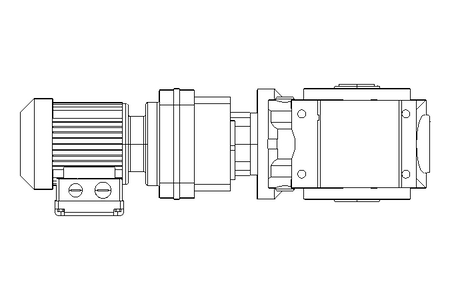 Motor engrenagem sem fim 0,12kW 0,52