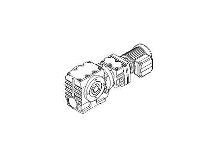 螺杆齿轮速电机 0,12kW 0,52 1/min