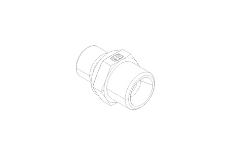 Pipe screw connector L 10 G1/4" 1.4571