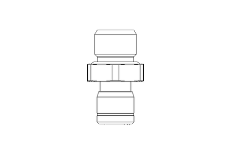 Steckverschraubung G1/8 D 4 Niro