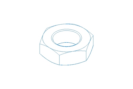 六角螺母 M12x1,5 St-Zn DIN439