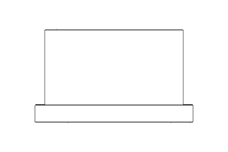 Plain bearing bush 45x55x63x37x7