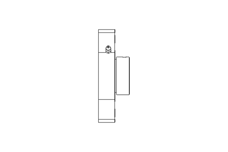 Mancal de flange GLCTE 35x94x41,8