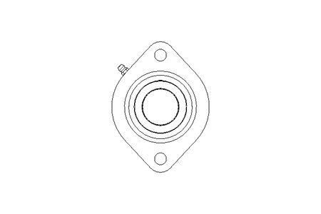 Mancal de flange GLCTE 35x94x41,8