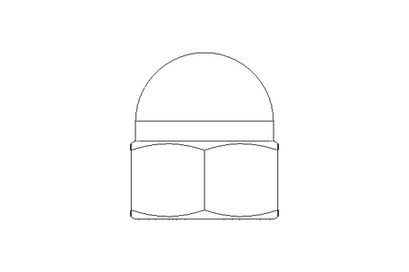 Tuerca hexagonal ciega M20 A2 DIN1587