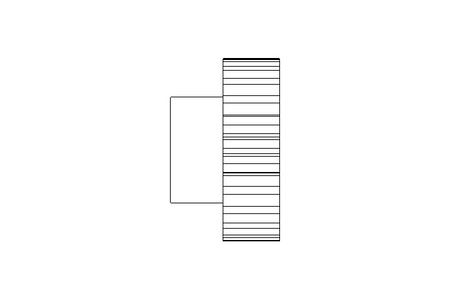 Roda dentada frontal M=2 Z=24