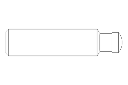 Gewindestift M8 H=35