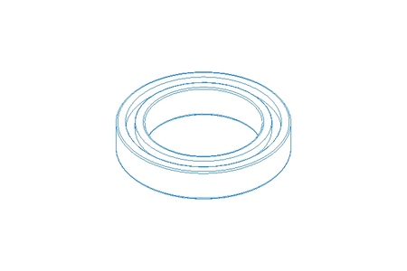 Rolamento de esferas 61805 2RS 25x37x7