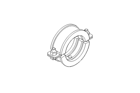 Rohrschelle 2-teilig A4 1 1/2"